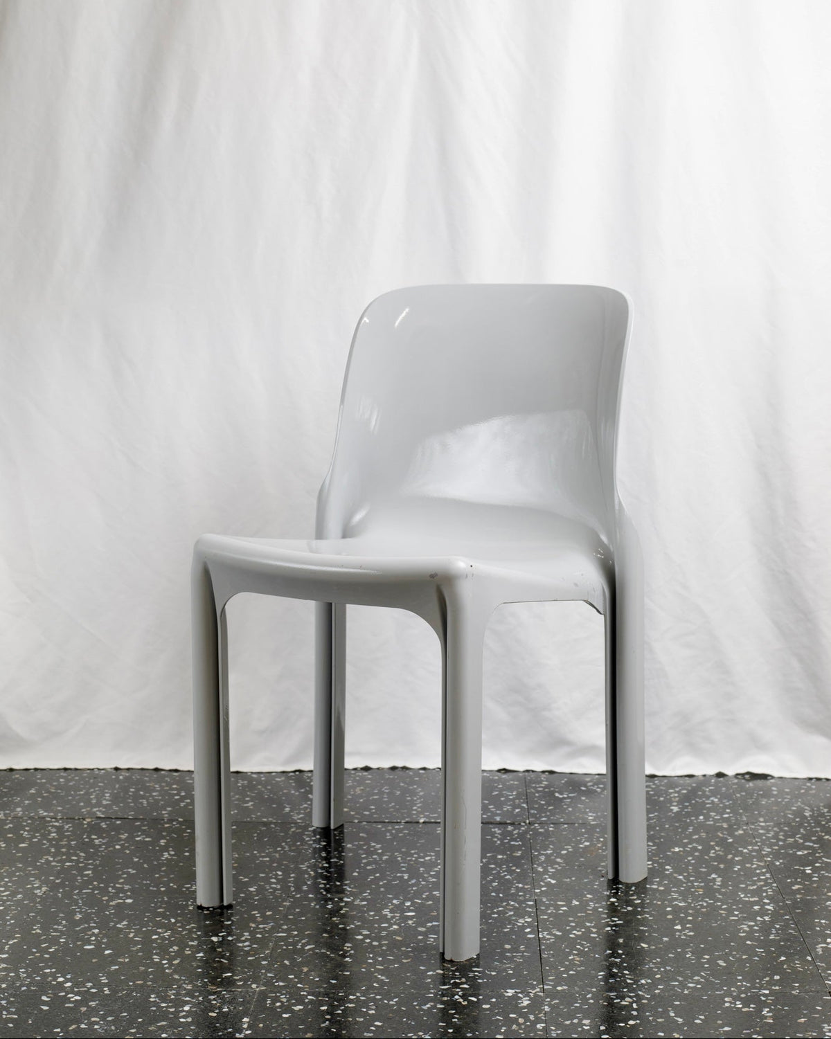 CH228  Solstice Grey Selene Stacking Chair