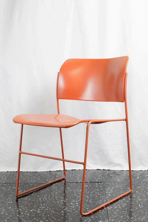 CH125 Nuke Orange David Rowland 40/4 Stacking Chair