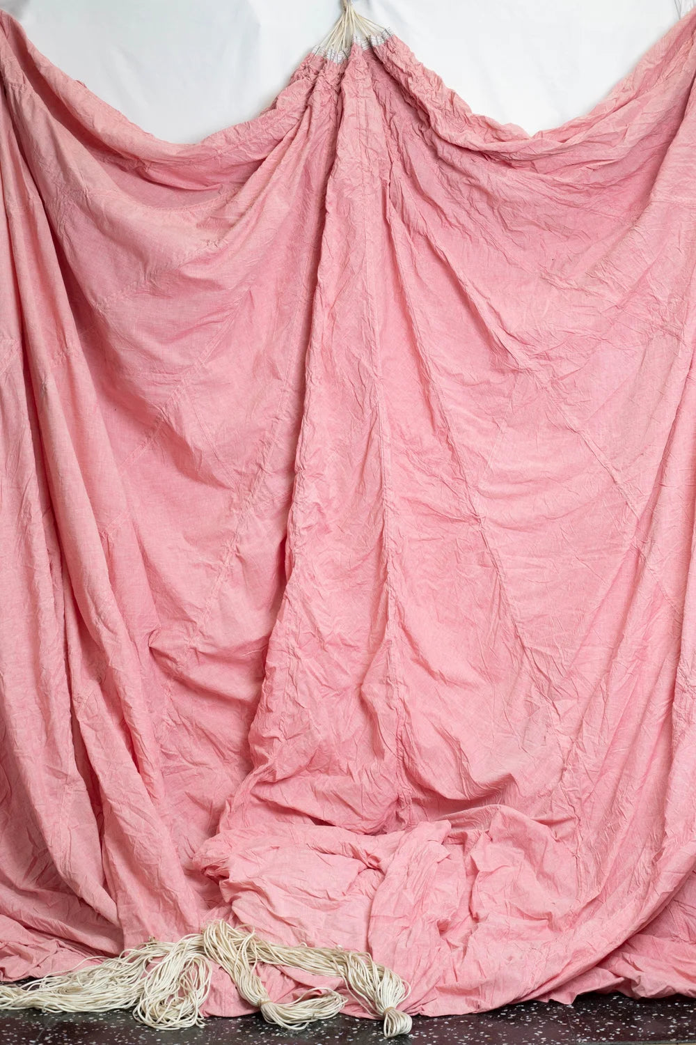 BD251 1960s British Military Linen Pink Parachute