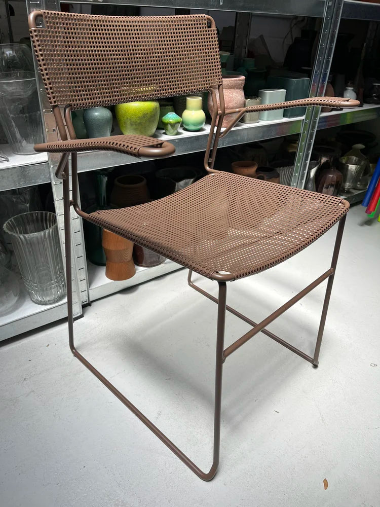CH346 Arrben Sultana Perforated Dining Chair with Arms