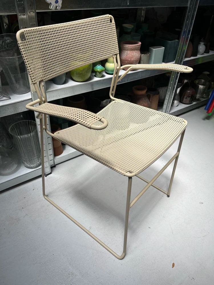 CH350 Arrben Sultana Perforated Dining Chair with Arms