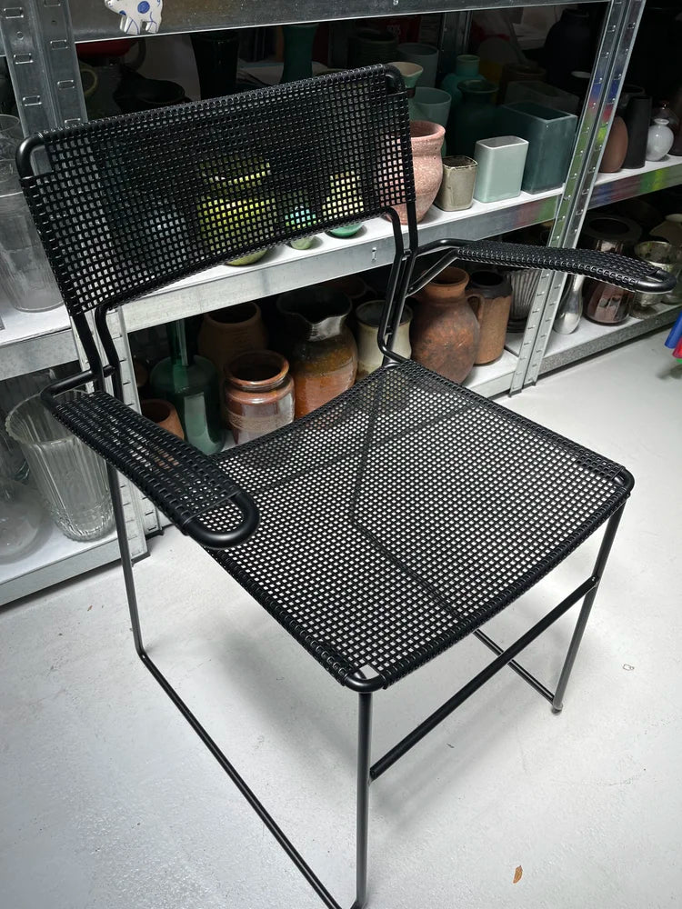 CH349 Arrben Sultana Perforated Dining Chair with Arms