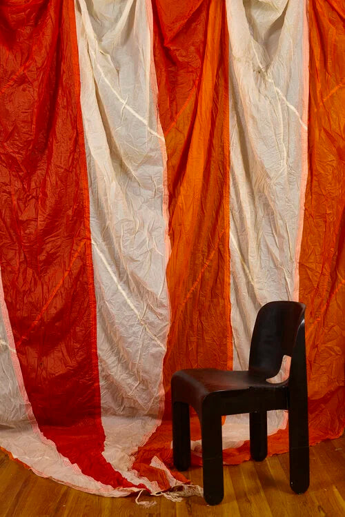 BD228 Vintage Orange Parachute Slice