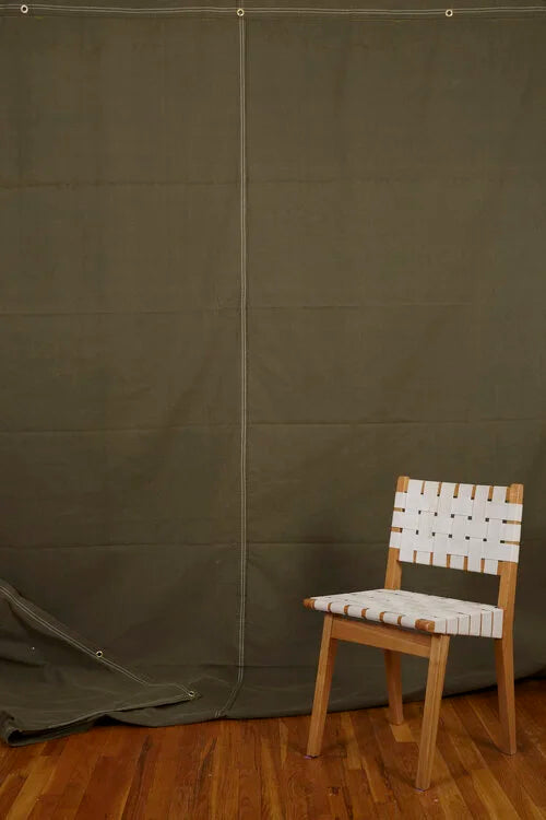 BD505 Olive Canvas Oil Cloth