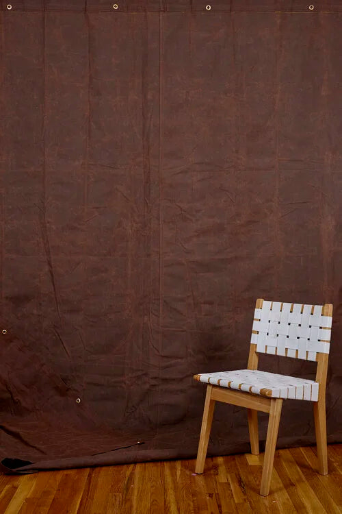 BD507 Brown Canvas Oil Cloth