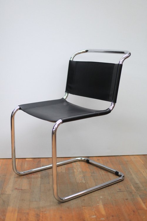 CH088 Black Cantilever Chair