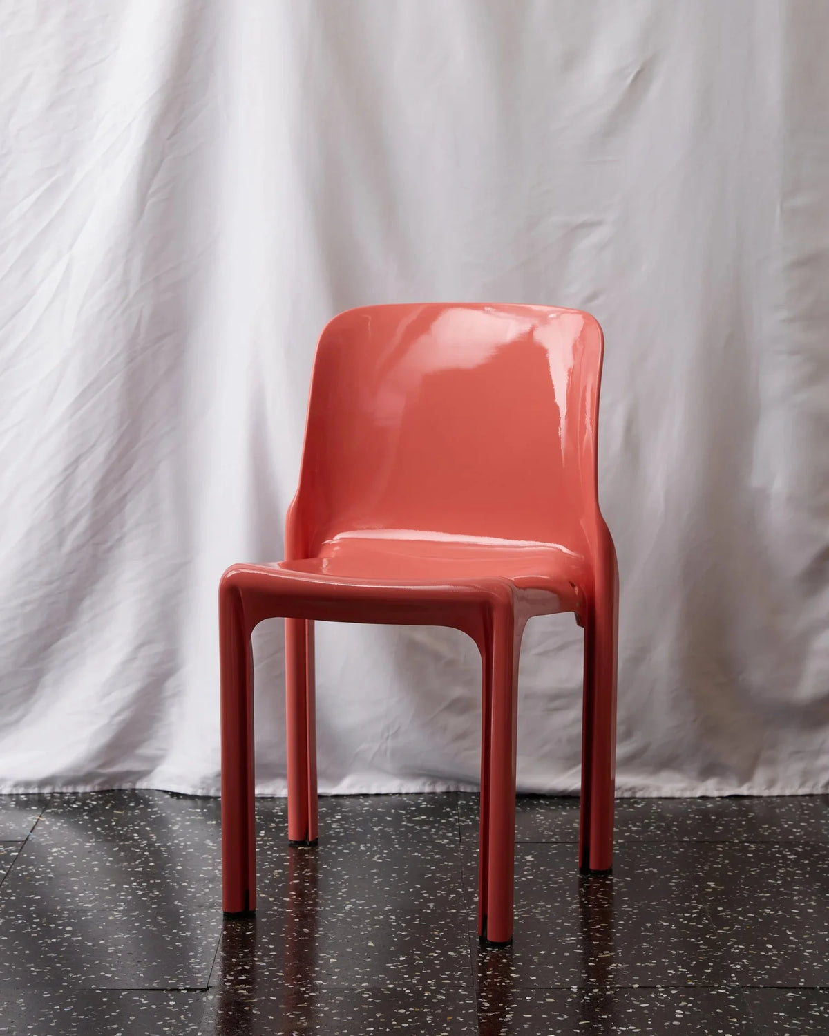 CH061 Bang Bang Pink Selene Stacking Chair