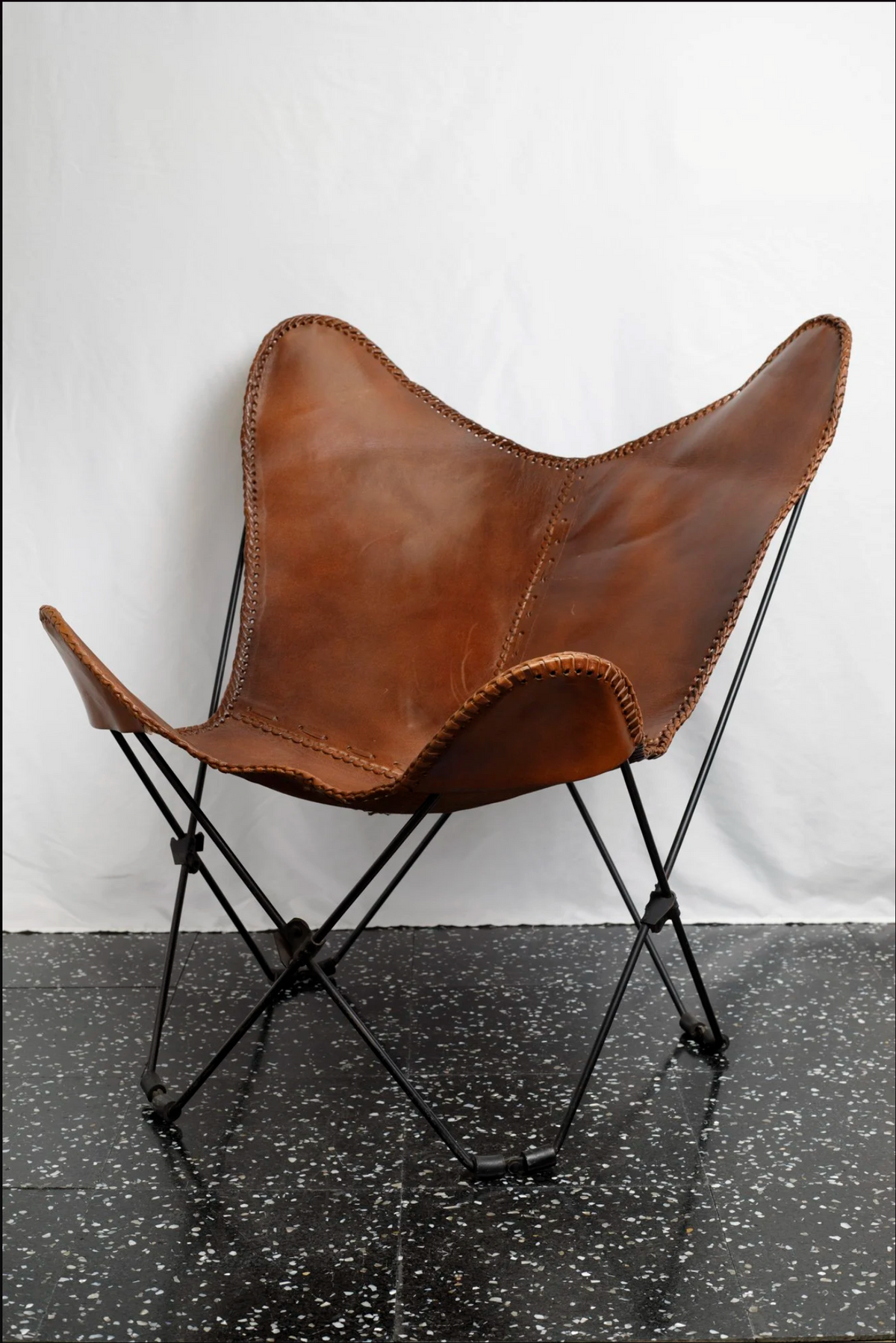 CH129 Leather Butterfly Chair